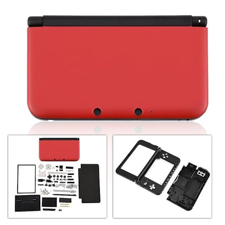 Ersättningshölje för Nintendo 3DS XL Röd