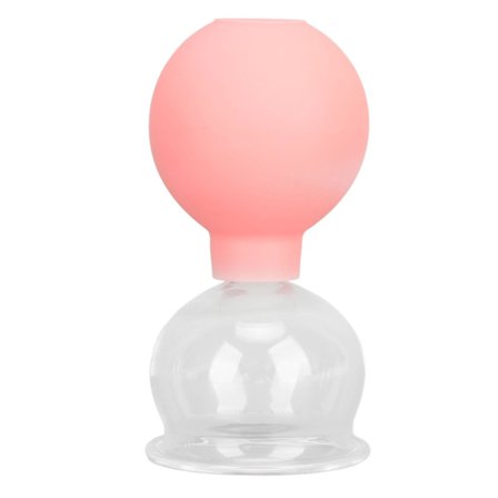 Glass silikon koppingkopp vakuumsug massasje terapi for ansikt hud skjønnhetsverktøy