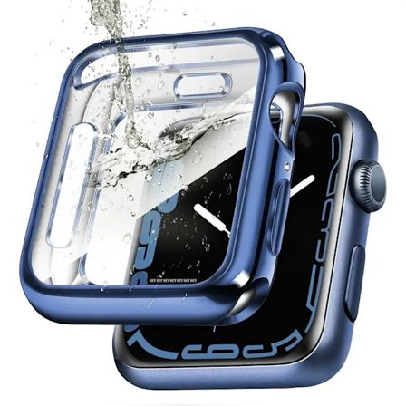 TPU-skal för Apple Watch Series 9 8 7 6 5 4 3 SE 41mm 45mm 42-44mm-40mm skärmskydd Tillbehör för Apple Watch armband