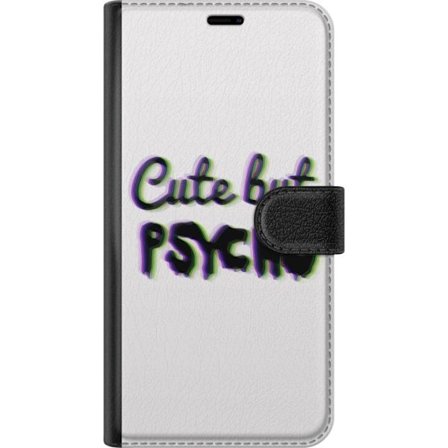 Yhteensopiva Lompakkokotelo Xiaomi 15 Pro Sadevärisiä leikkikuvia, joissa on iloinen kasvot ja värikkäät ympyrät leikkisessä studio-illustraati