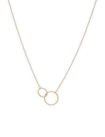 Double Twisted Necklace Gold Pernille Corydon