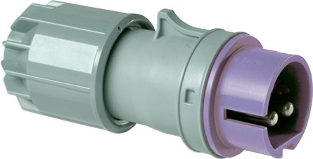 Garo PK 232 S Støpsel 2-polet, 32 A, for svak spenning Lilla, Stikkontakter & kabler