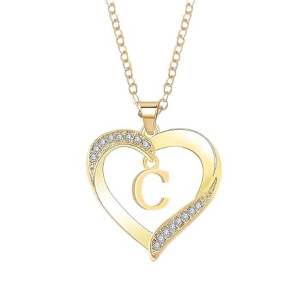 26 Bokstäver Halsband Kvinnligt Hänge Halsband Mode Bokstav Halsband