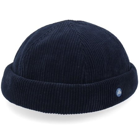 Hammaburg - Blå docker Lue - Corduroy Midnight Blue Docker @ Hatstore