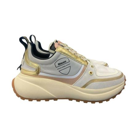 Blauer Sneakers , Beige , Dames , Maat: 38 EU
