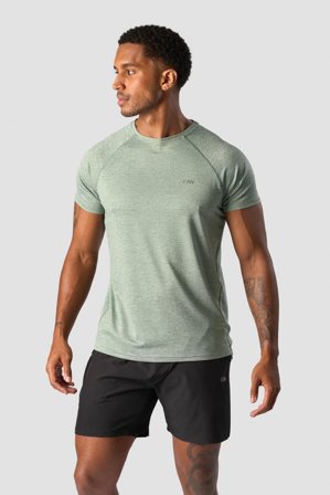 ICANIWILL - Training Mesh T-shirt Men Racing Green - Herre - ICIW