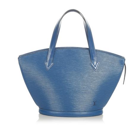 Louis Vuitton Vintage, Pre-owned Epi Saint Jacques PM Short Strap Leather Blauw, Dames, Maat:ONE Size