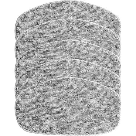 Reservedele til Leifheit Cleantenso Damprenser - Dampmoppude til Dyb Rengøring, 5x Reserve Mikrofiberpuder