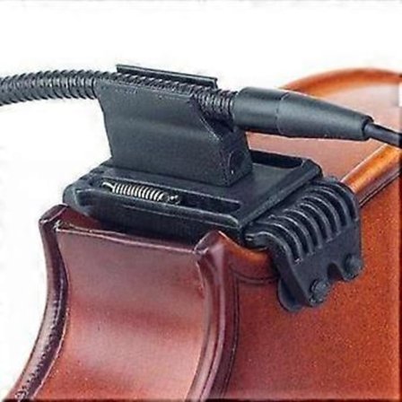 Akustisk fiolinmikrofon Clip-on musikkinstrument mikrofoner fiolin Clip for svanehals M