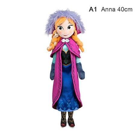1 st 30/40/46/50 cm Frozen Anna Elsa Olaf dockor Snödrottning prinsessa plyschfyllda