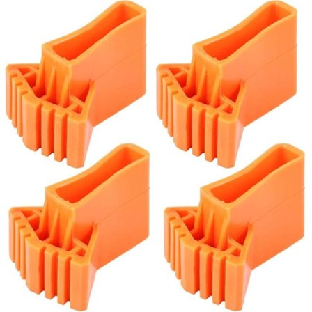 Sæt med 4 skridsikre gummifødder til stiger