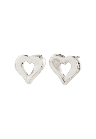 Pilgrim IRIS earrings silver-plated Smycken & klockor Dam Silver ONESIZE