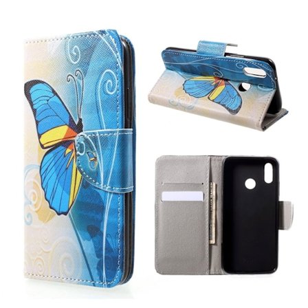 Butterfly läder Huawei P20 Lite fodral - Flerfärgad