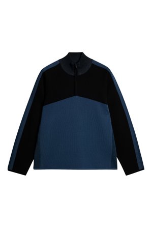 J.Lindeberg - Tim Tech Knit Quarter Zip - Blue - Mann - XXL