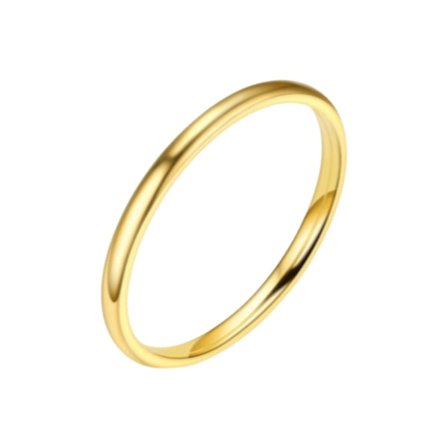 Finger Ring Elegant Glatt Overflate Minimalistisk Enkel Stil Tynn Stable Ring For Bursdag