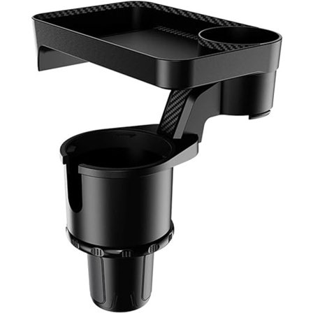 Bil Dobbel Koppholder Brett, Bil Koppholder Utvidet Spisebrett, Justerbar