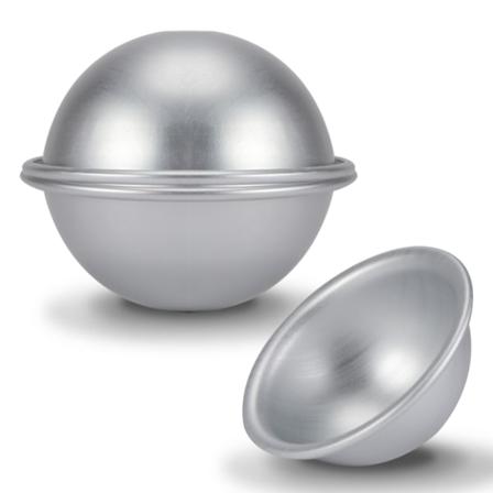 10 cm halvsirkelform aluminium halvkule Chiffongkakepanne Bikinikake Dessertpudding Baking Mo