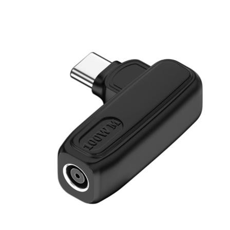 Fleksibel USB C til 5,5x2,1 mm bærbar hurtigopladningsstik 3,0x1,1 mm/3,5x1,35 mm