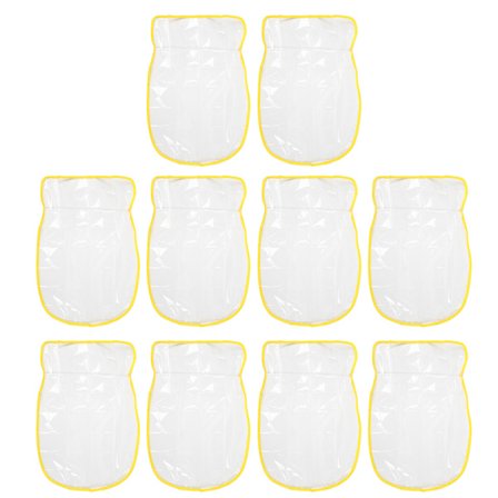 10 stk Gjennomsiktig Setebeskytter Deksel Barn Baby Sparker Rent Hold Matte for Bil Lastebil SUV