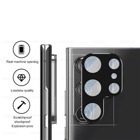 Samsung Galaxy S24 Ultra - 2-Pack Kameralinsskydd HD 0,2mm