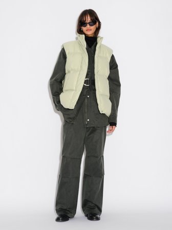 Holzweiler - Steilia Down Vest - Light Green - Womens - XXS