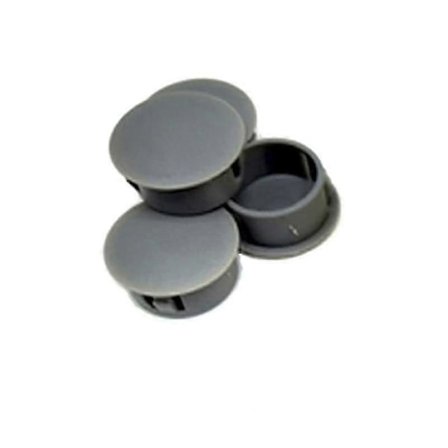 10 stk. Runde møbelhullplugger i plast - Snap-Fit dekorative hetter