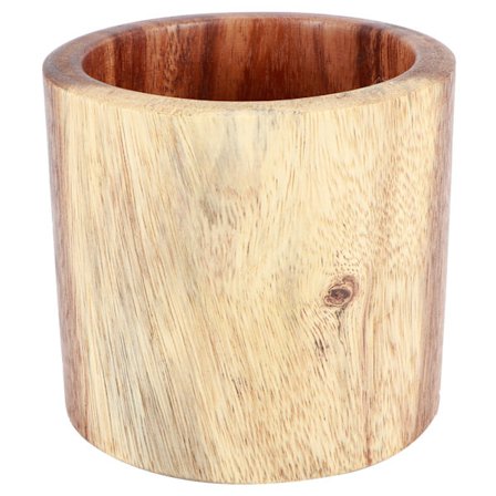 Multifunksjonell blyantholder i tre, skje, gaffel, bestikk oppbevaringsboks for kjøkkenkontor arrangør