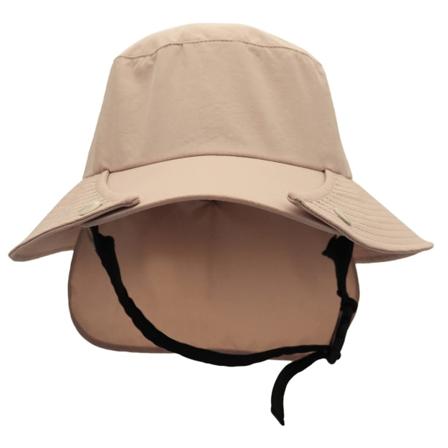 Surf Bucket Hat UV-beskyttelse Unisex Solhat med hageremme Vandtæt Åndbar Fiskerihat med aftagelig nakkeflap til surfing Vandsport