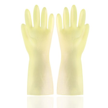 Kumihanskat Kotitalouskäsineet KELTAINEN