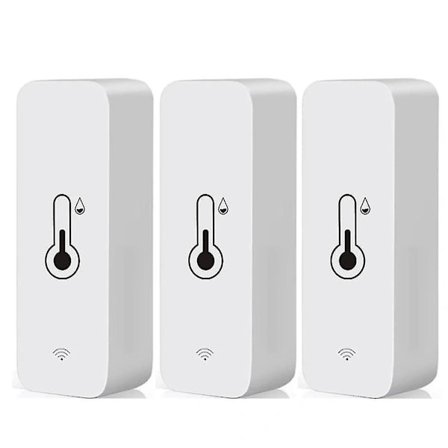 【PP】3x Tuya Wifi Temperatur- og Fugtighedssensor Indendørs Termometer Hygrometer