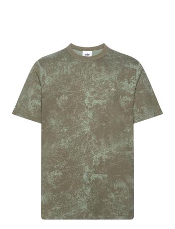 Adv Graphic Tee T-shirts Short-sleeved Grønn Adidas Originals*Betinget Tilbud