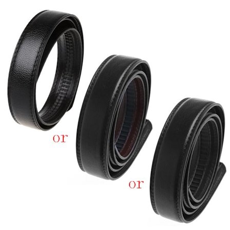 Automatisk business bælte i imiteret læder til mænd, der erstatter linning uden spænde