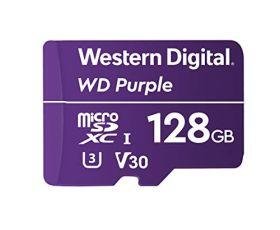 WD Purple SC QD101 WDD128G1P0C - flashminnekort - 128 GB - microSDXC UHS-I