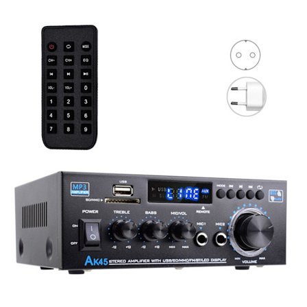 HiFi Stereo Bluetooth-kompatible Forstærkere 50W 2.0 Kanal Hjemmelydsystemer med Input