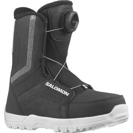 Salomon - Dla dzieci - Buty snowboardowe dla dzieci Whipstar Boa - Black / Black / White