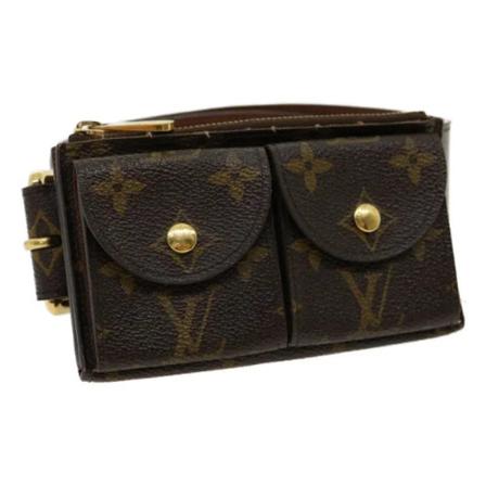 Louis Vuitton Vintage, Pre-owned Canvas Wallet Bruin, Dames, Maat:ONE Size