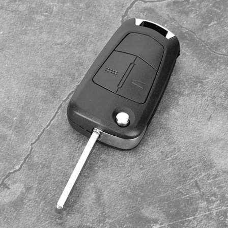 Automaattinen kokoontaitettava auton avainkotelo 2 painiketta lisävaruste sopii Vauxhall / Opel Astra H