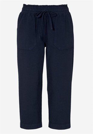 Cellbes of Sweden - Capribuksen i vasket bomull i marineblå for damer i størrelse 34