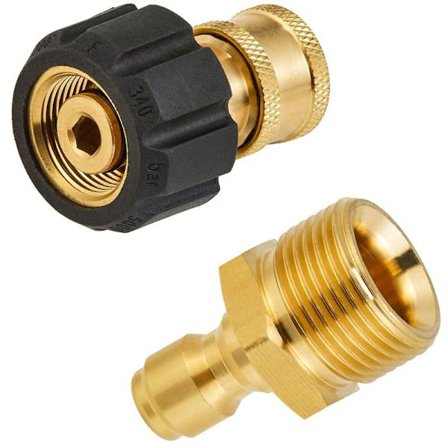 Sneskumrenser Adapter Sæt M22 til 1/4 Tommer Forbindelse, 5000 PSI