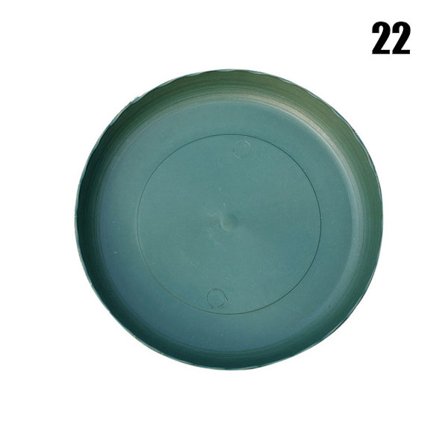 Stor rund kort blomkruka Kontroll Rot Roskruka Plantering Fröplanta Förtjockning Plastblomkruka eller bricka