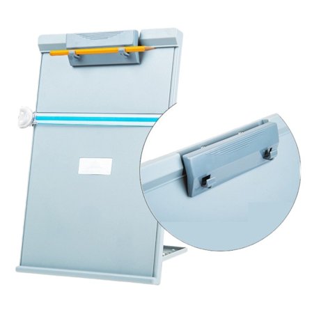 A4 Computer Dokumentholder - Justerbar Skrivekopiholder og Læsebogstativ