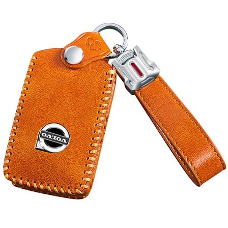 (Brun)Volvo S90 V90 XC90 XC60 XC40 Bilnøkkeldeksel