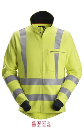 Snickers Workwear 2864 ProtecWork Collegetakki huomiotakki, keltainen XXL, Vaatteet