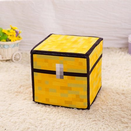 Minecraft Plys Creeper Sort Steve Fælde Boks Pude Dukke Fanget Kiste Blok Pude 20*20*20