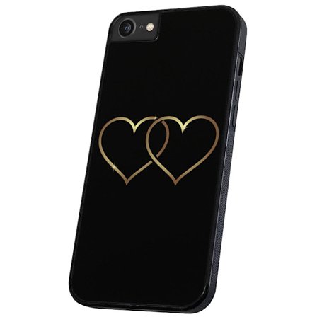 iPhone 16e - Skal/Mobilskal Double Hearts