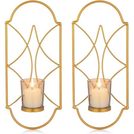 2 Ljusstakar Tealight Ljusstake Vägg Ljusstake Vägg Mou