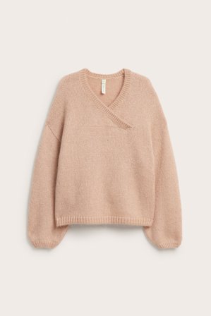 Kappahl | Villasekoitetta oleva neulepusero | Pinkki