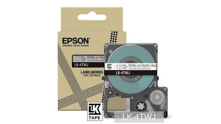 Epson LabelWorks LK-4TWJ - tapepatron - 1 kassett(er) - Rull (1,2 cm x 8 m)