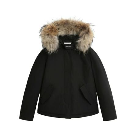 Woolrich Arctic Raccoon Down Jakke Sort, Dame
