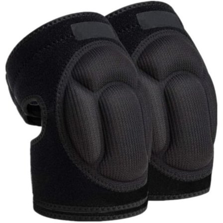 2 st Skyddande Knäskydd, Anti-kollisions Tjocka Svamp Knäskydd för Trädgårdsarbete, Bygg, Jogging, Mountainbike/NC/